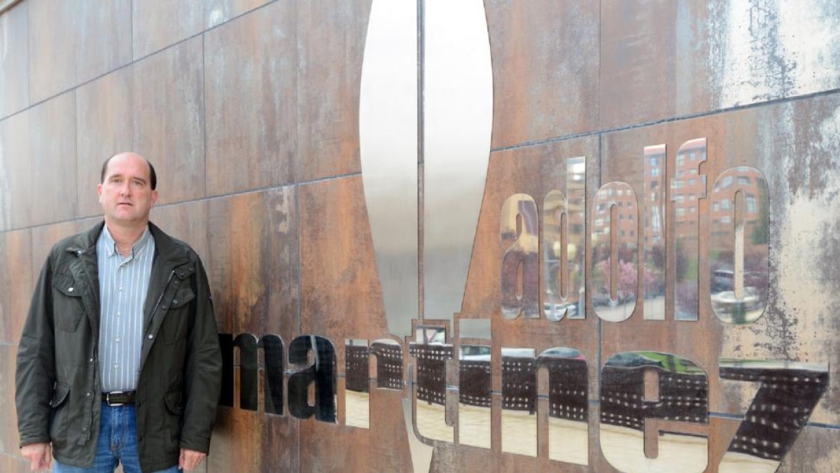 Marcos Martínez en las instalaciones de la empresa.-ÁLVARO MARTÍNEZ