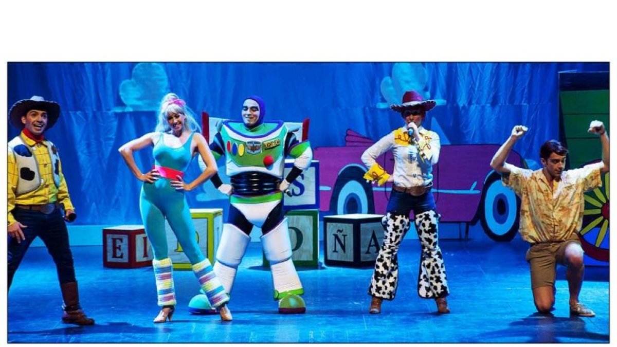 Un momento de ‘Toy, the story’ que hoy llega al teatro Carrión,-EL MUNDO