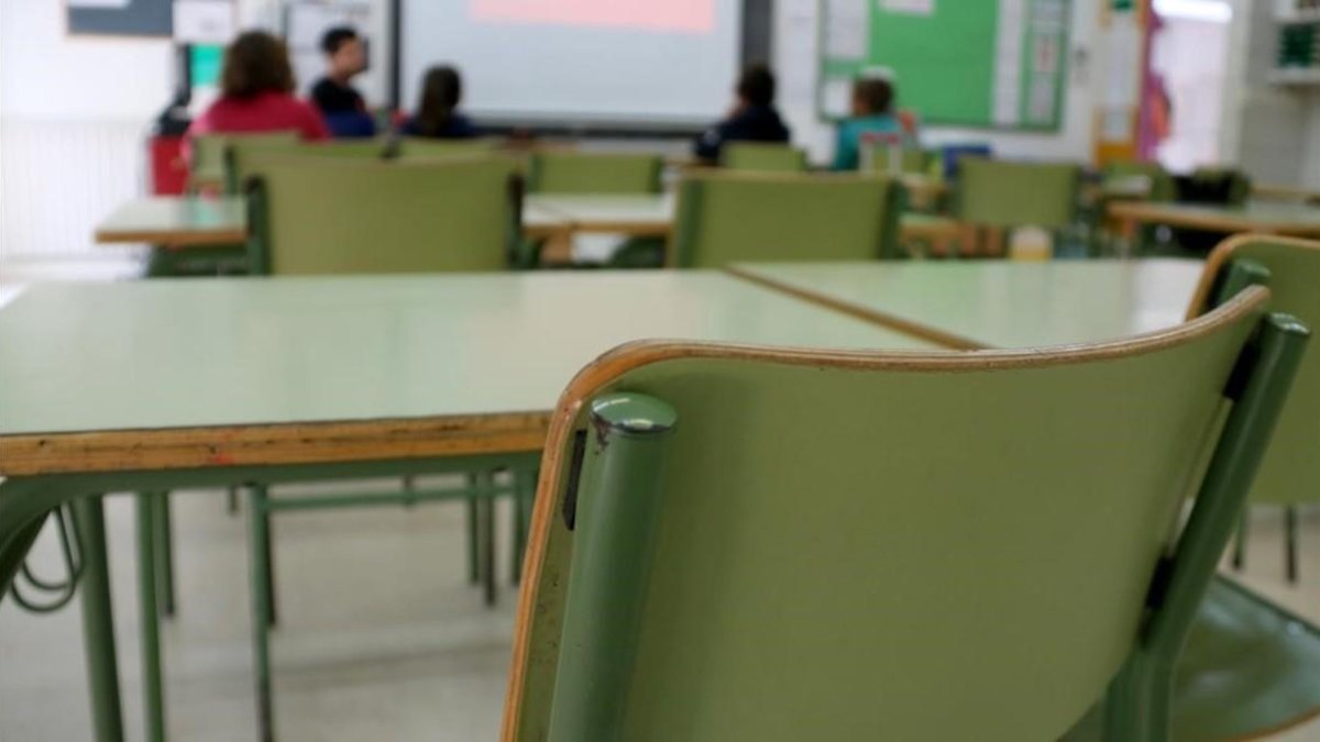 Aula de una escuela catalana. /-ACN / GEMMA SÁNCHEZ
