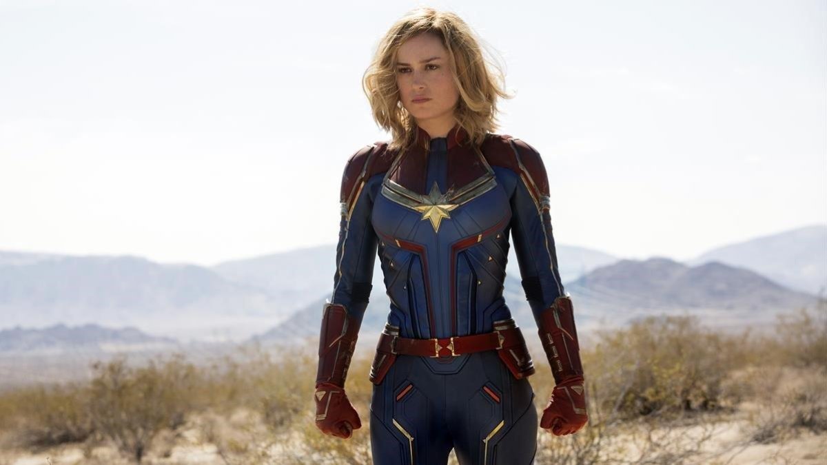 Brie Larson, como Capitana Marvel.-