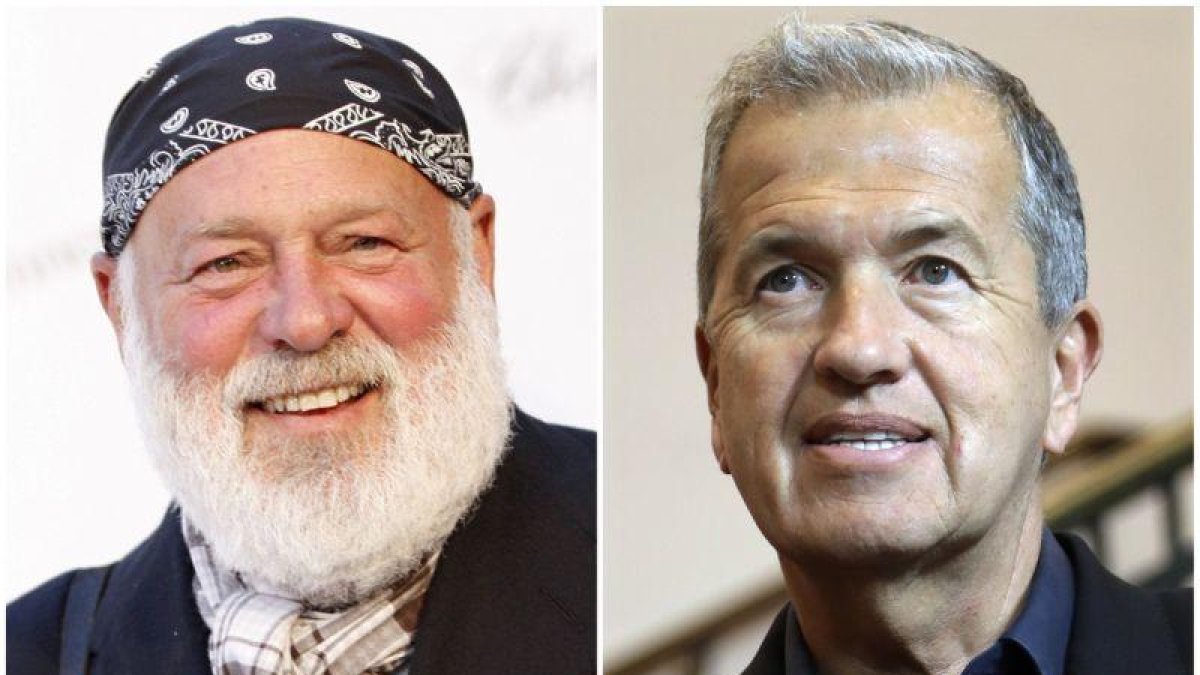 Los famosos fotógrafos de moda Bruce Weber y Mario Testino.-MATT SAYLES, MICHAEL SOHN (AP)