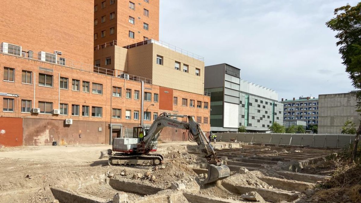 Obras en el edificio de consultas externas del Hospital Clínico