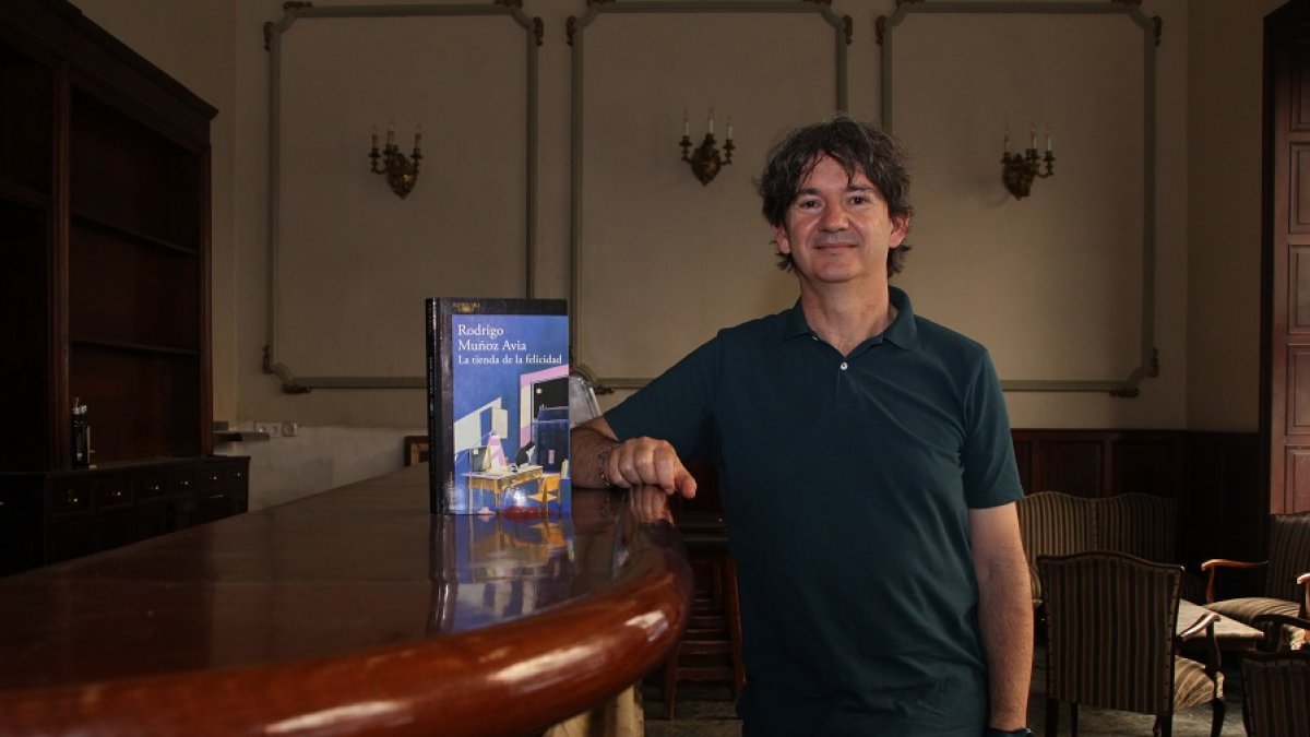 Rodrigo Muñoz Avia, en la Feria del Libro.