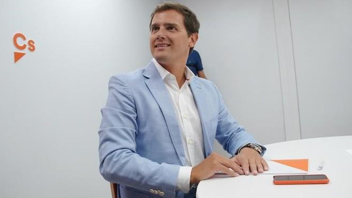 Rivera, en un acto de su partido-JOSE LUIS ROCA