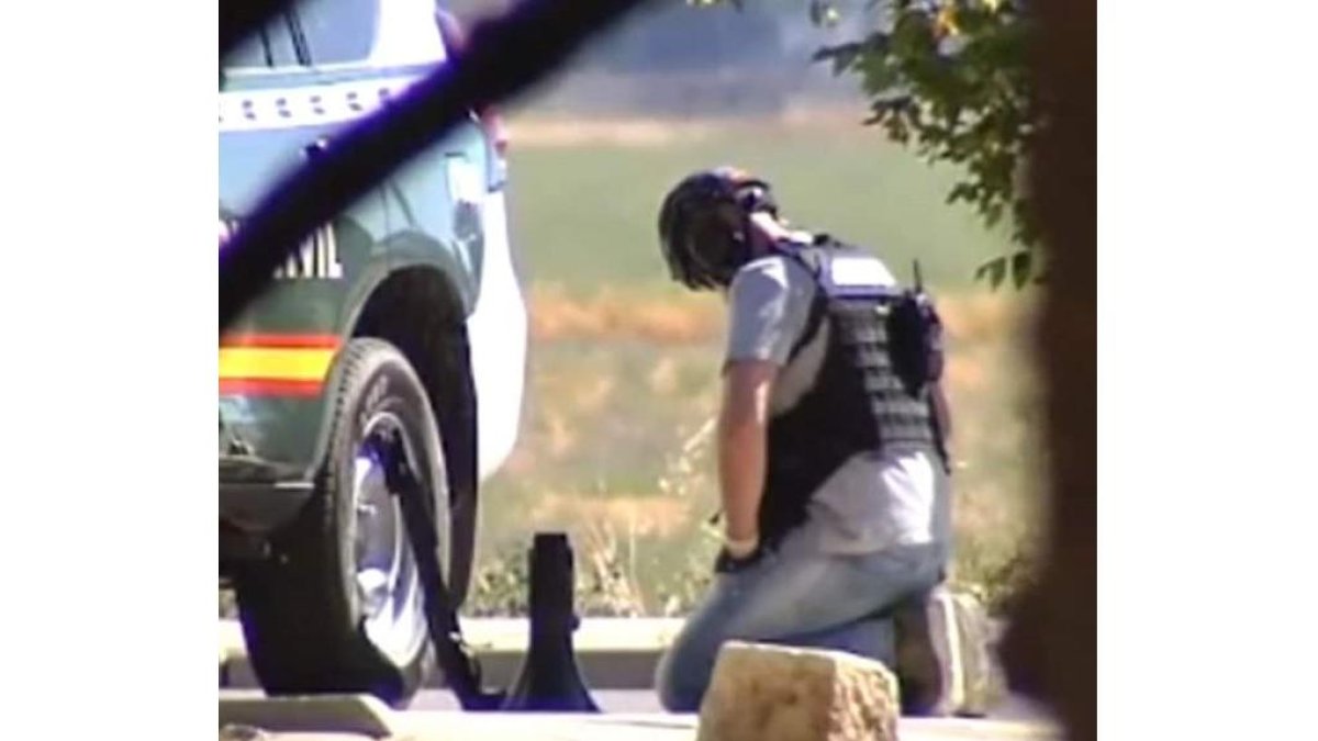 Despliegue de la Guardia Civil para reducir al asesino de Santovenia de Pisuerga