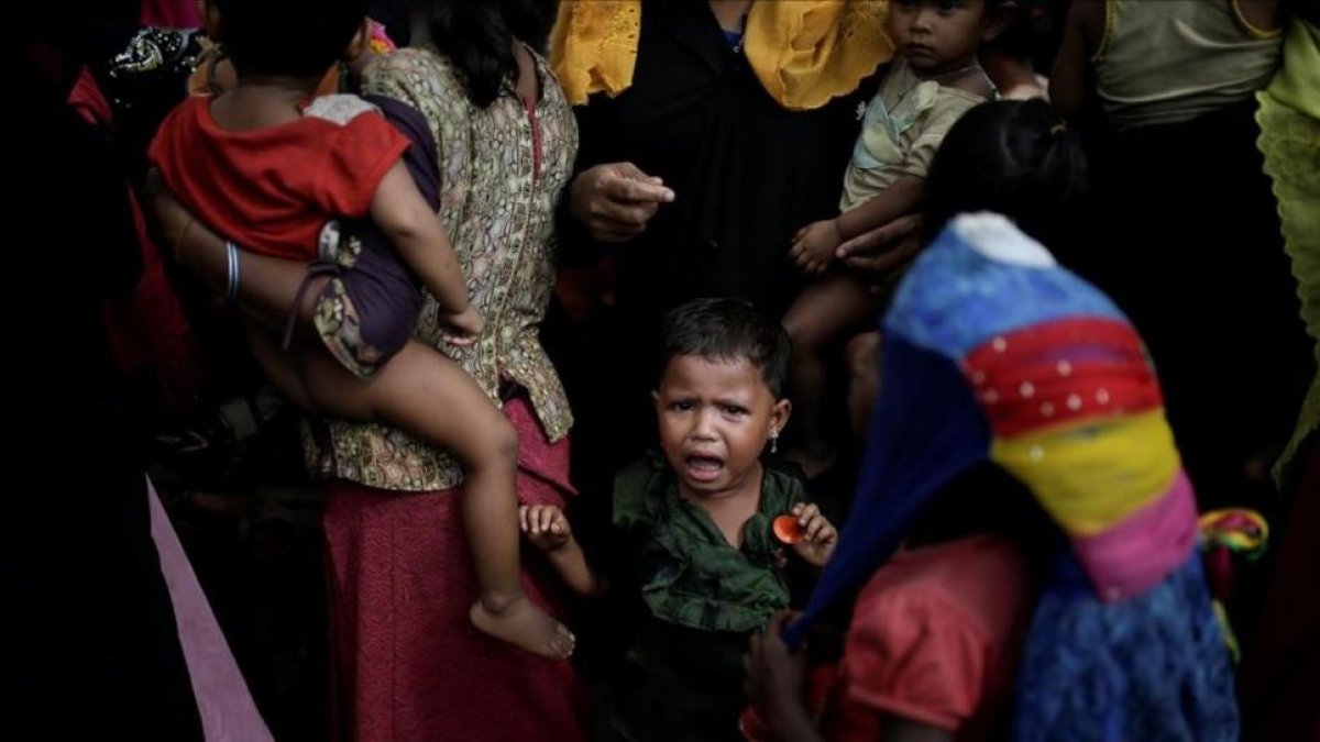 Una niña rohingya refugiada en Bangladesh.-ALKIS KONSTANTINIDIS / AP