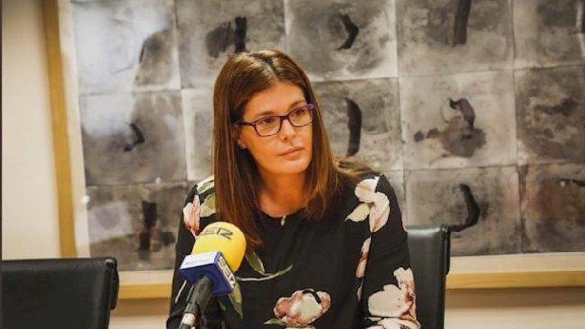 La alcaldesa de Móstoles, Noelia Posse.-