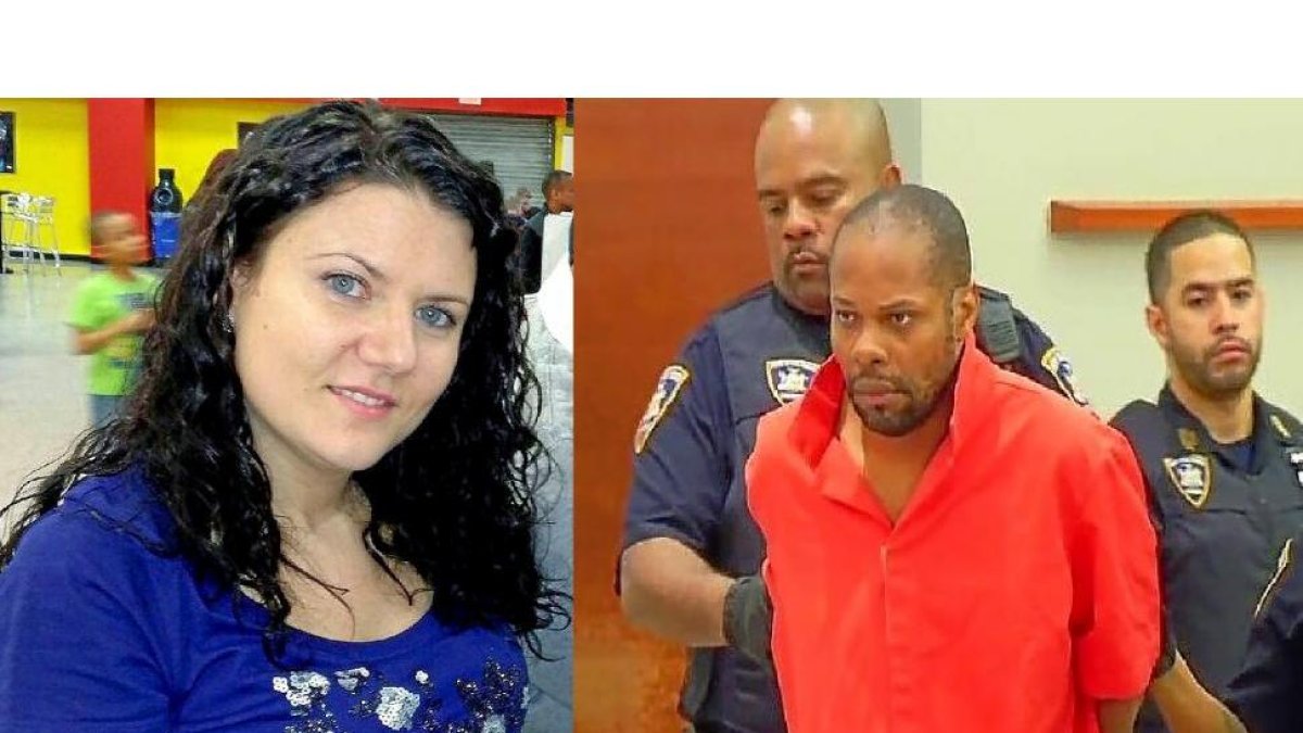 na Charle de Isla, asesinada a los 36 años y el presunto asesino West Spruill, de 41 años, en una declaración desde la prisión de Rikers.-E.M.
