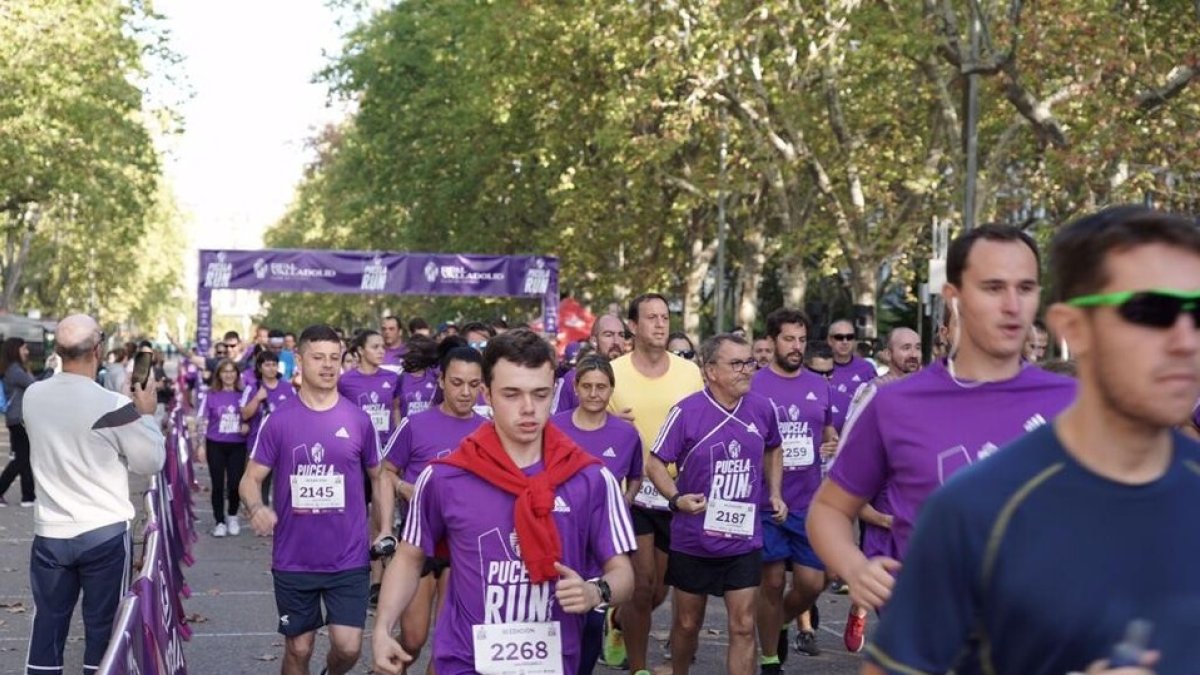 Salida de la prueba de 5 kilómetros de la Pucela Run. / RV