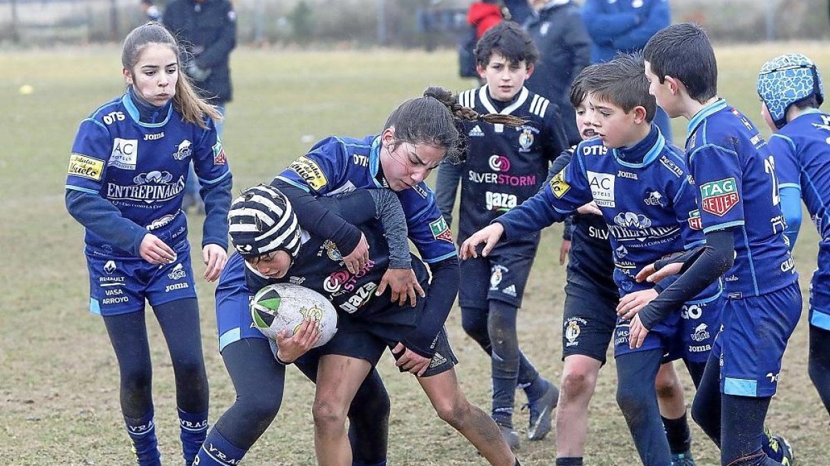 Derbi de cantera de rugby.-J. M. L.