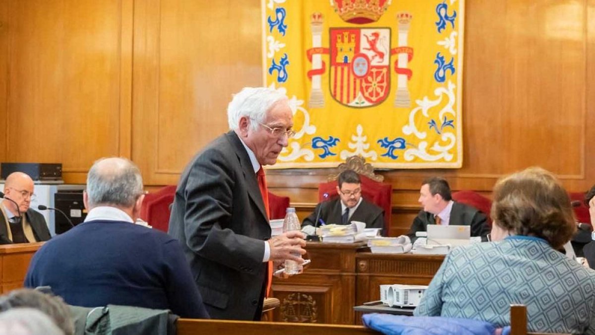 El expresidente del consejo de administración, Atilano Soto, en una jornada del juicio.-ICAL