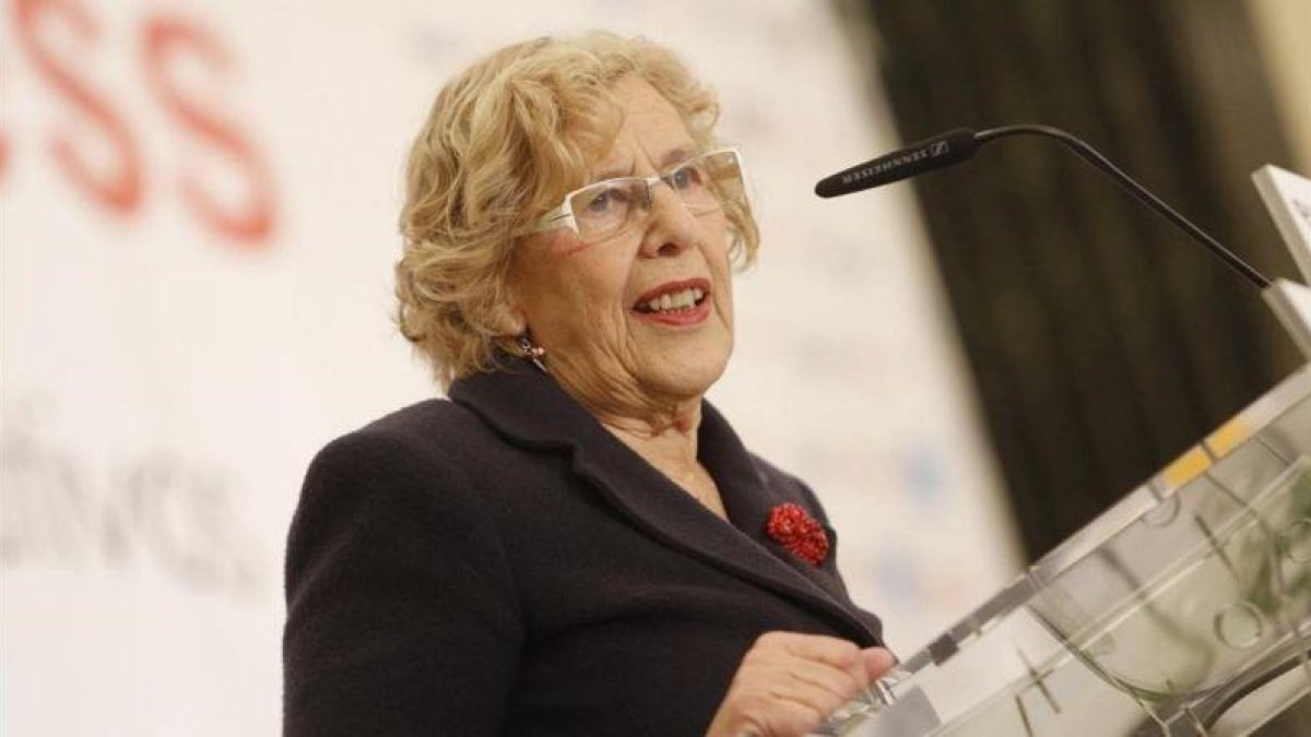 La alcaldesa de Madrid, Manuela Carmena.-EL PERIÓDICO / ARCHIVO