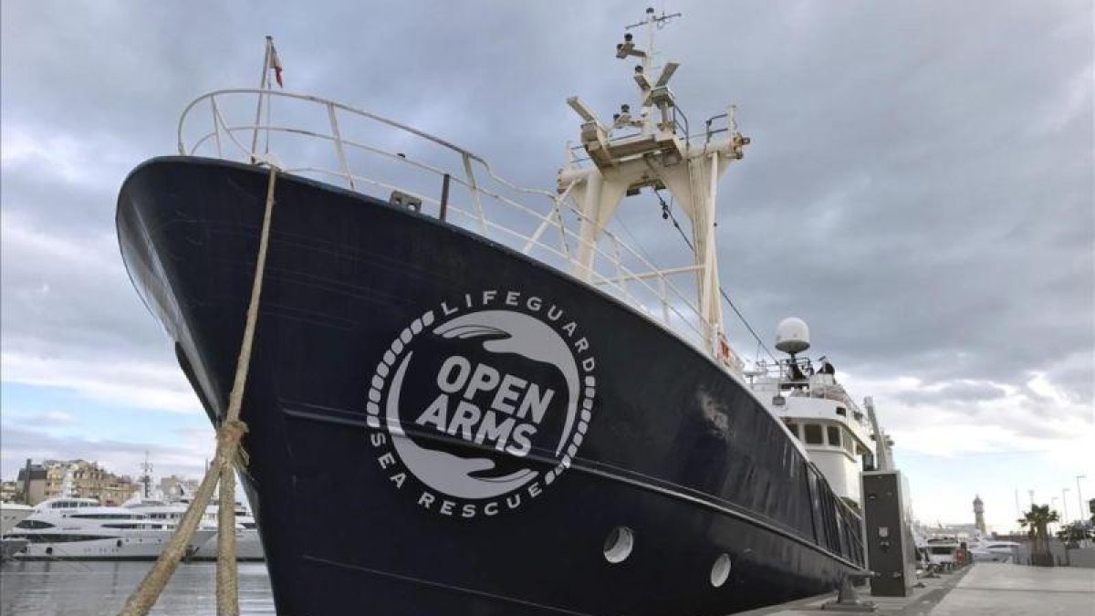 'Golfo Azzurro' es la nueva embarcación de la oenegé Proactiva Open Arms.-PROACTIVA OPEN ARMS