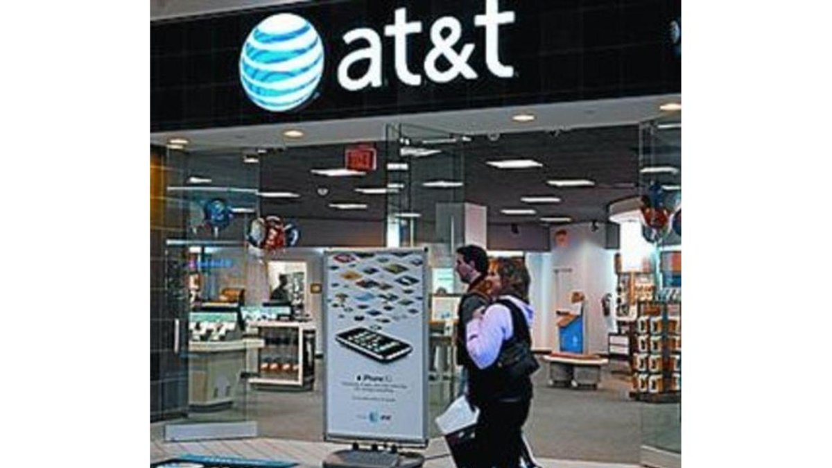 Una tienda de AT&T.-