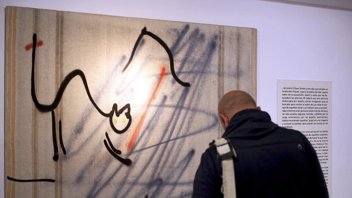 Una de las obras de la exposición de José Noriega que pueden verse ya en la Casa Revilla. ICAL