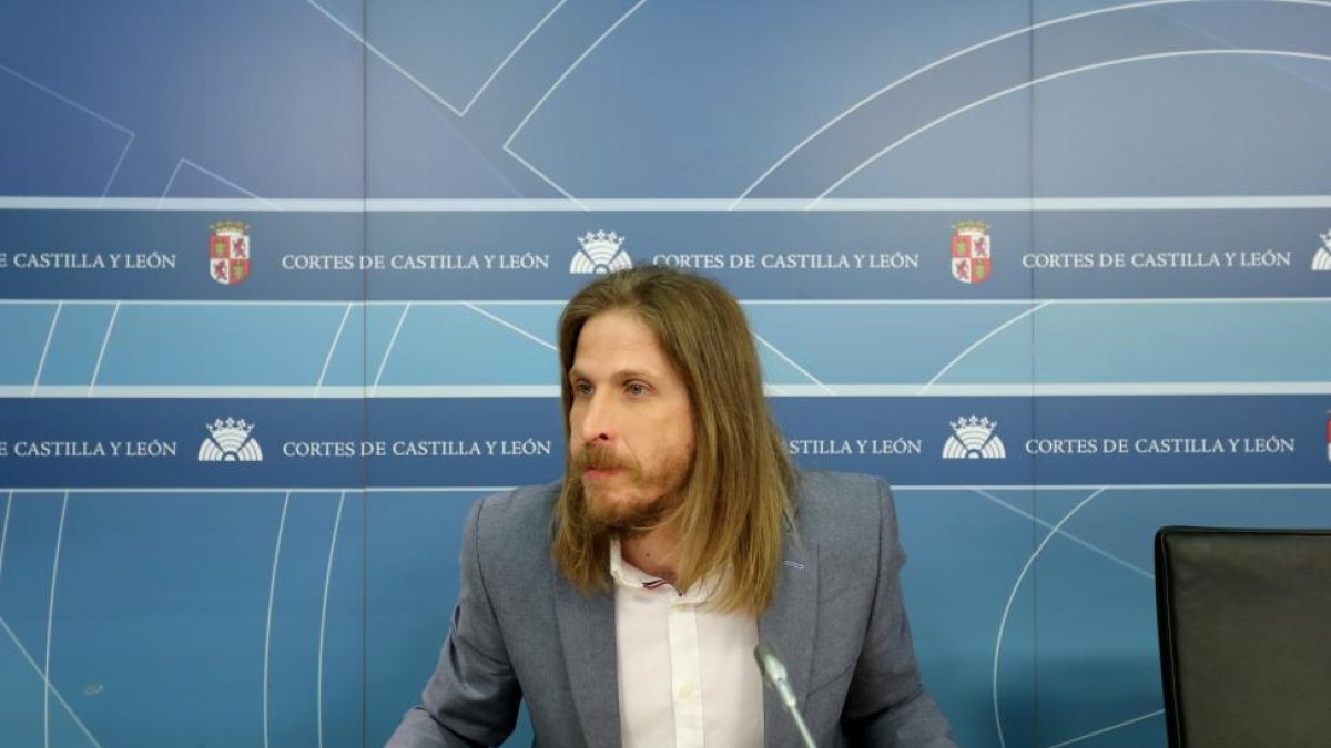 Imagen del secretario general de Podemos Castilla y León, Pablo Fernández-ICAL