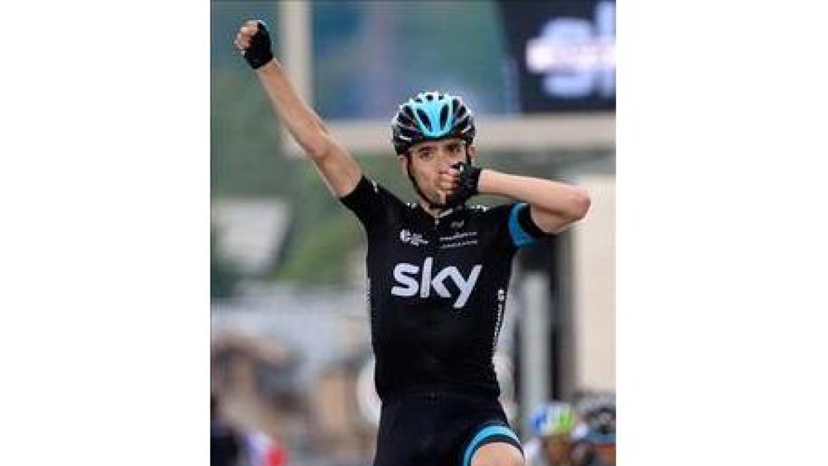 Mikel Landa, en la Dauphine-LIONEL BONAVENTURE (AFP)