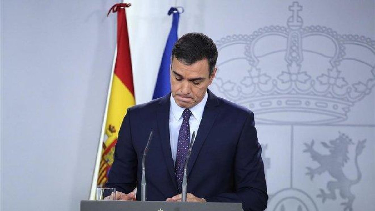 El presidente del Gobierno en funciones, Pedro Sánchez.-DAVID CASTRO
