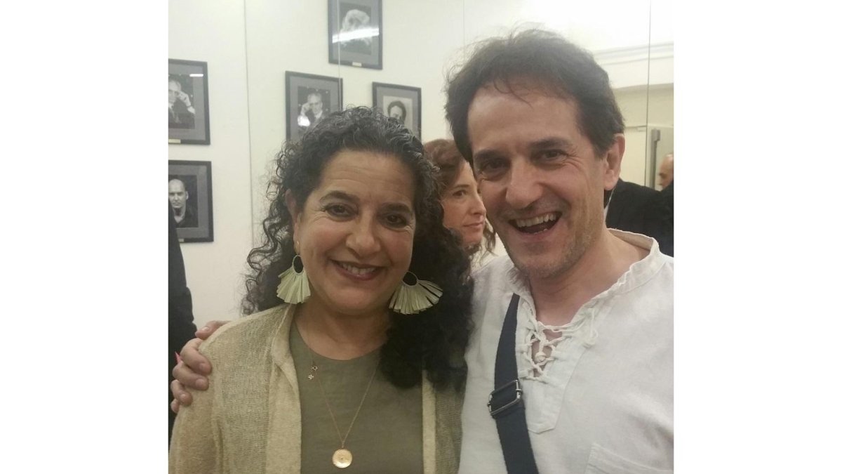 Pimenta y Peña, este jueves.-E.M.