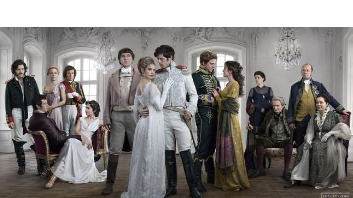 Imagen de la miniserie 'Guerra y paz' de la BBC.-