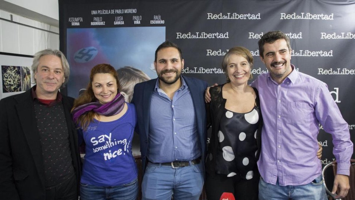 Pinedo, Fulconis, Moreno, Serna y Chapu en los Broadway, ayer.-ICAL