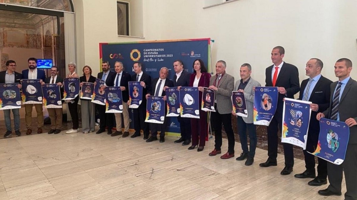 Presentación Campeonatos de España Universitarios que se celebrarán este año en Castilla y León. / M. G. EGEA