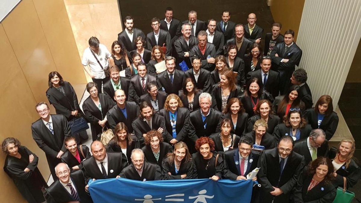Celebración del Día de la Justicia Gratuita, en el Colegio de Abogados de Valladolid.-ICAL