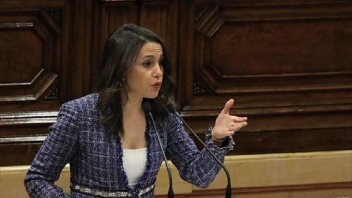 Inés Arrimadas.-FERRAN NADEU
