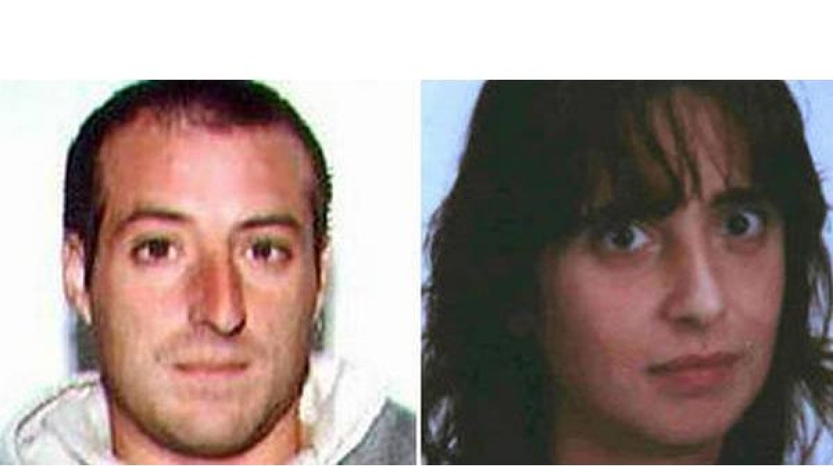 David Pla, en una imagen facilitada por la policía en el 2010, junto a Iratxe Sorzabal.-
