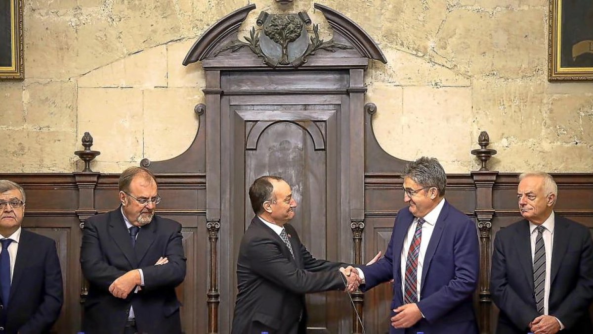Fernando Rey, Daniel Miguel San José, Óscar Campillo y Gerardo Gutiérrez.-ICAL