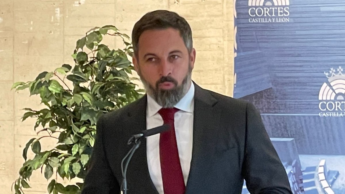 El presidente nacional de Vox, Santiago Abascal.- E. M.