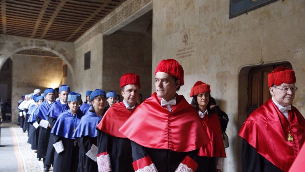 Inauguración del curso escolar 2014-2015 en la universidad de Salamanca-Ical