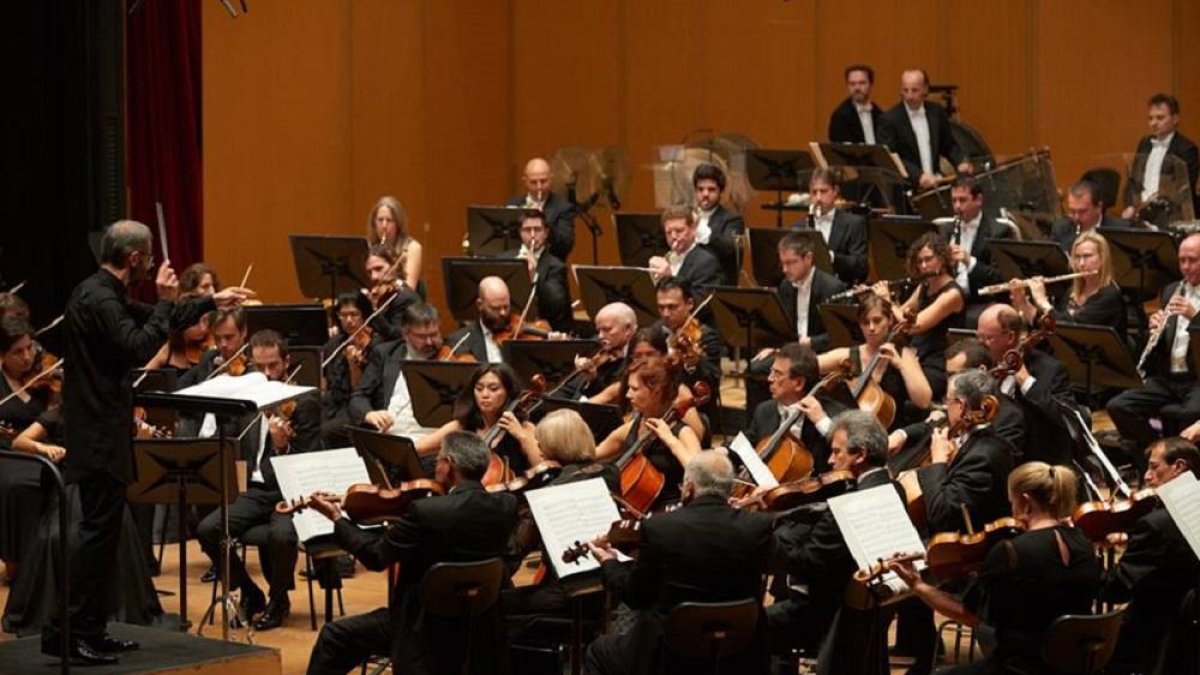 Una imagen de la Orquesta Sinfónica de Galicia durante un concierto.-OSG
