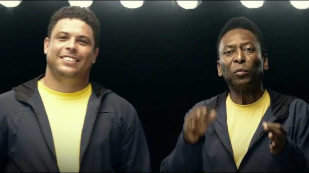 Ronaldo y Pelé.