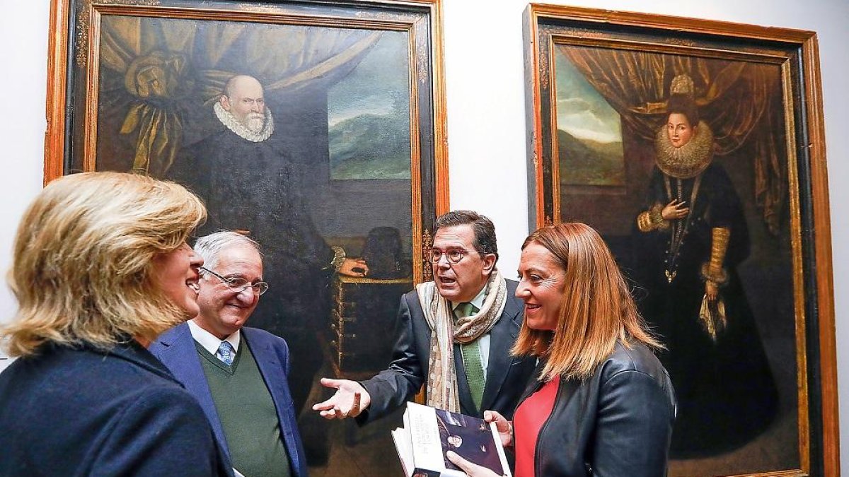 Cristina Emperador, Severiano Hernández, José Rodríguez Sanz y Virgina Barcones.-J.M.  LOSTAU
