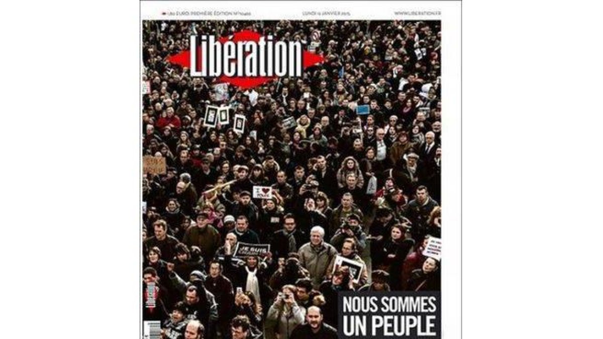 La portada de 'Libération'.-