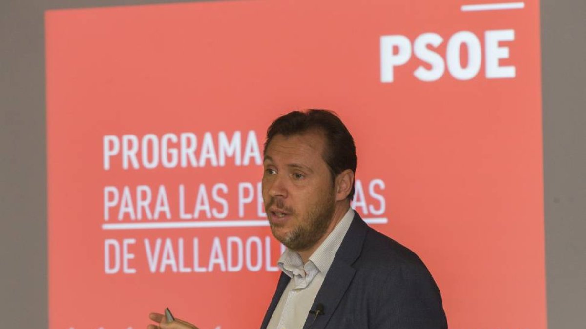 El candidato del PSOE a la Alcaldía de Valladolid, Óscar Puente-P. REQUEJO