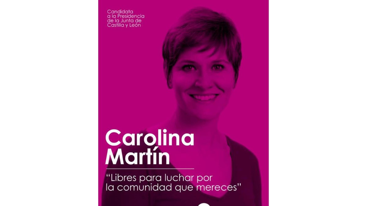 Cartel de Carolina Martín, candidata a las Cortes de UPYD-El Mundo
