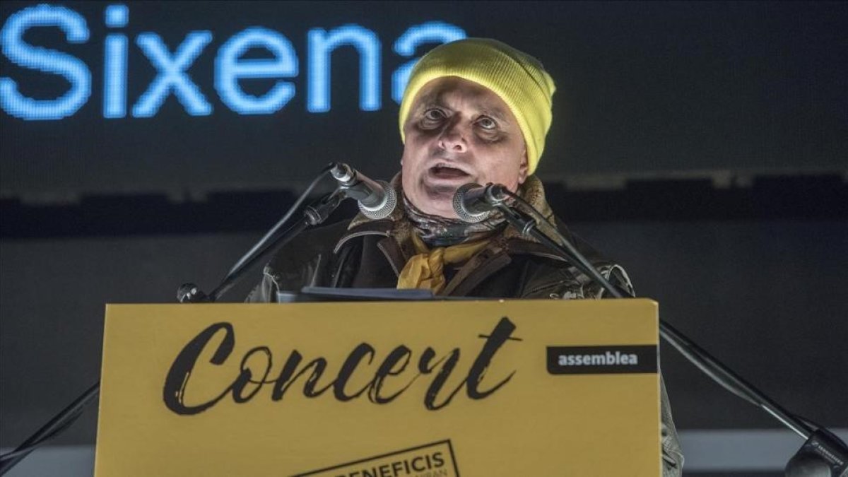Toni Albà, en el concierto de ANC y Òmnium por la libertad de los presos-/ FERRAN SENDRA