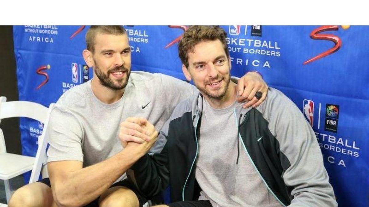 Los hermanos Marc y Pau Gasol.-GASOLFOUNDATION.ORG
