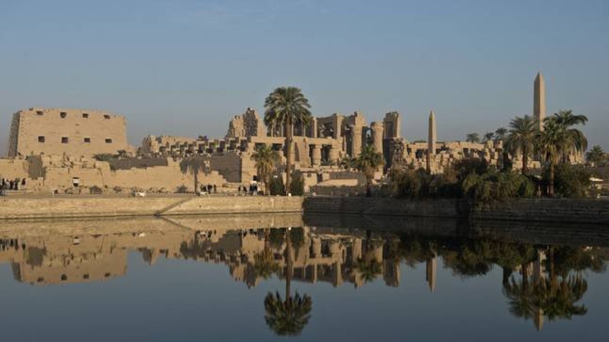 Imagen del Templo de Karnak, en la histórica ciudad de Luxor, en Egipto.-Foto: AFP / KHALED DESOUK