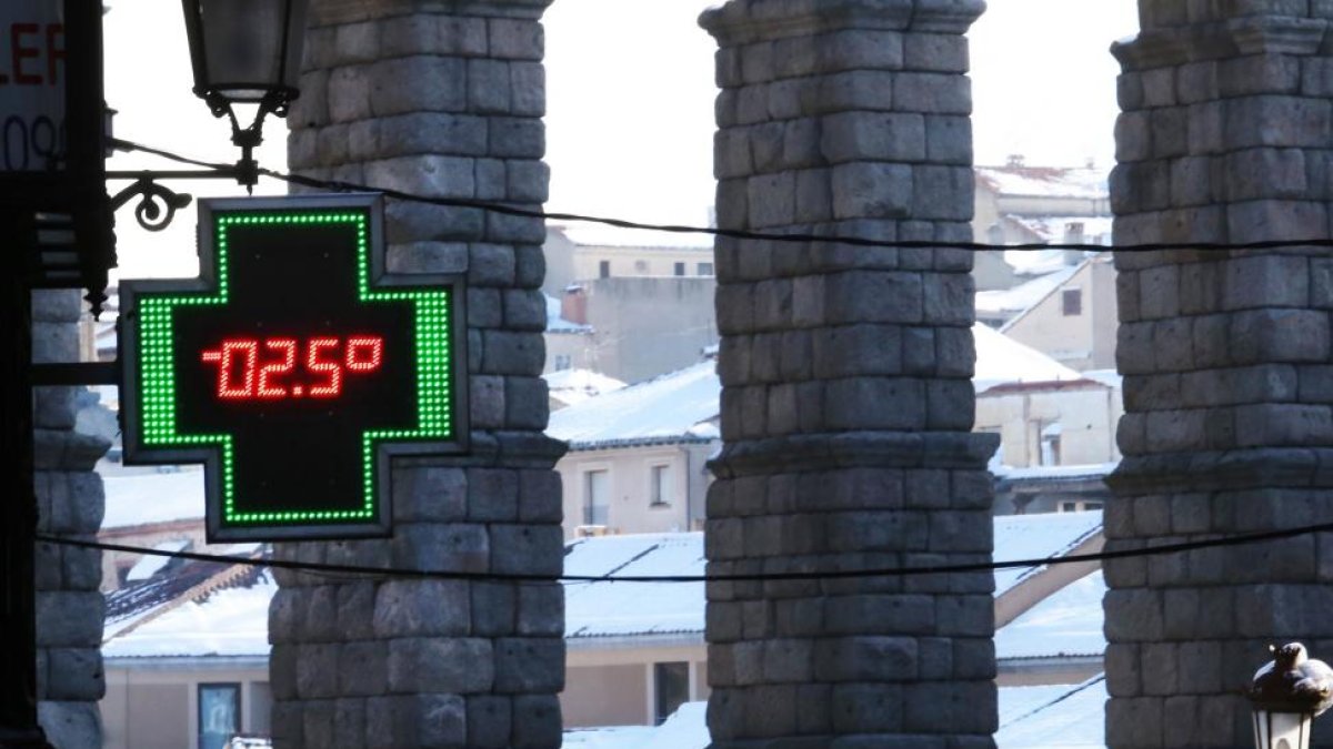 Bajas temperaturas en Segovia-ICAL
