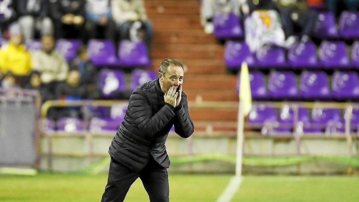 El Valladolid de JIM bajó con dos puntos menos de los que lleva el actual.-D.V.