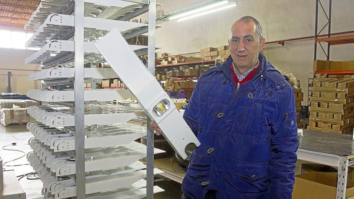José Nuno Pinheiro, presidente de la empresa Hiled situada en la provincia de Zamora.-M. DENEIVA