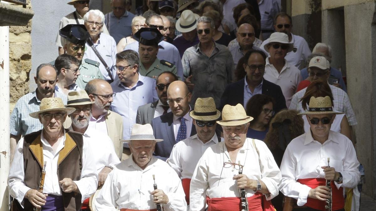 En torno a 600 personas participaron, ayer, en el encuentro celebrado en la localidad soriana de Ágreda.-LUIS ÁNGEL TEJEDOR