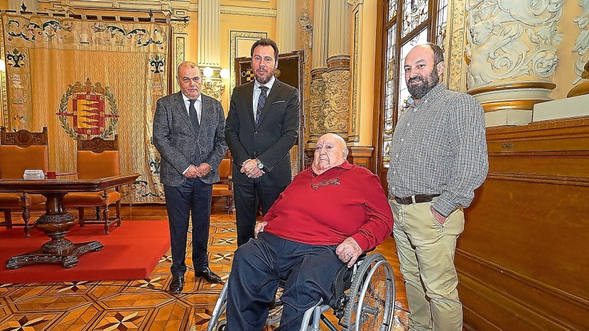 Manuel Iborra en el Ayuntamiento de Valladolid.- E.M.