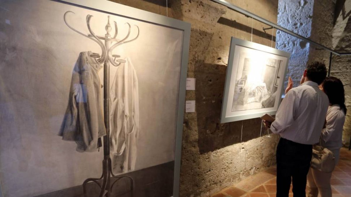 Exposición 'Eduardo Palacios' en el monasterio de Santa María de Valbuena (Valladolid)-ICAL
