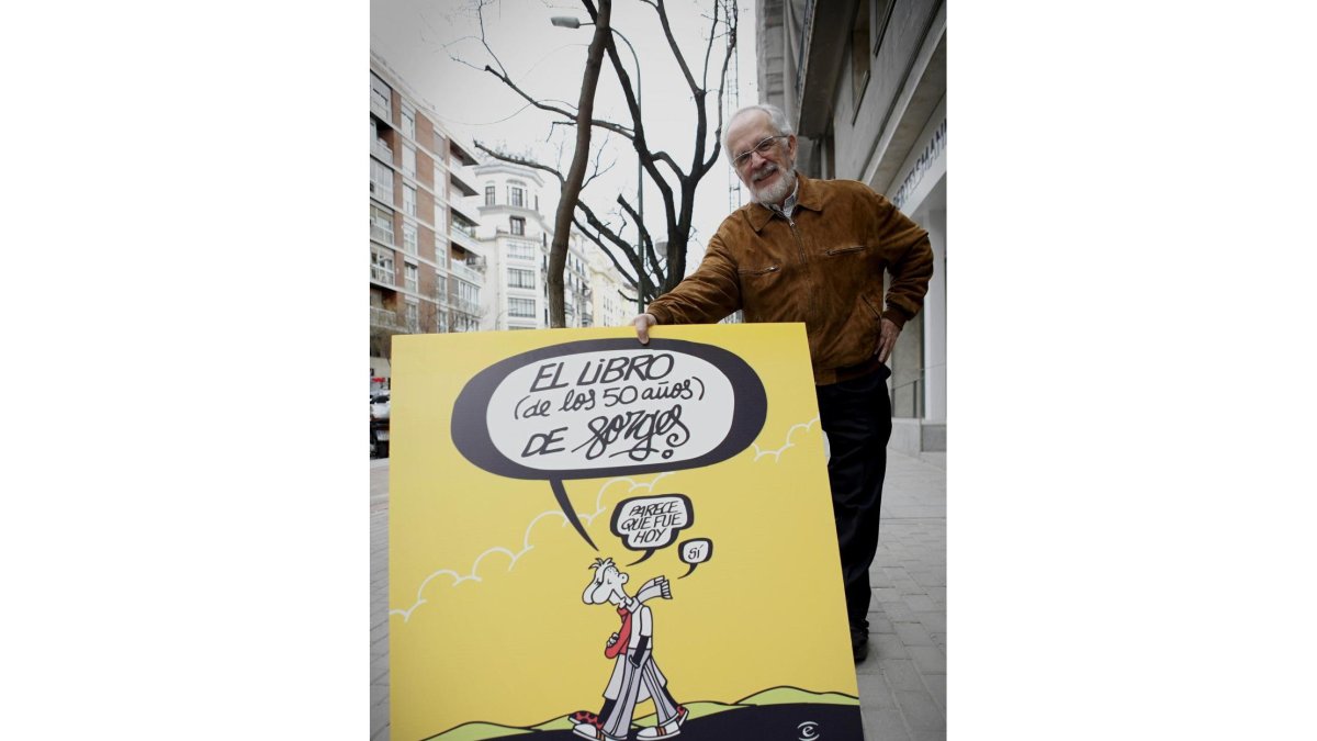 Antonio Fraguas ‘Forges’, pregonero de la Feria del Libro.-SERGIO ENRIQUEZ NISTAL