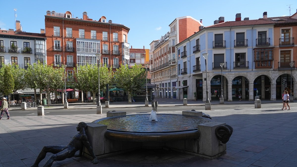 Fuente de la plaza de la Rinconada, en una imagen de archivo.