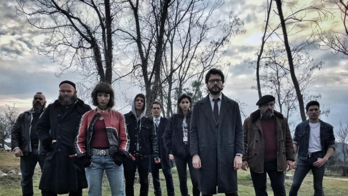 Los principales personajes de la serie 'La casa de papel'.-ATRESMEDIA